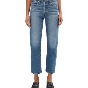 Levi's Wedgie Straight Leg Blue Jeans
